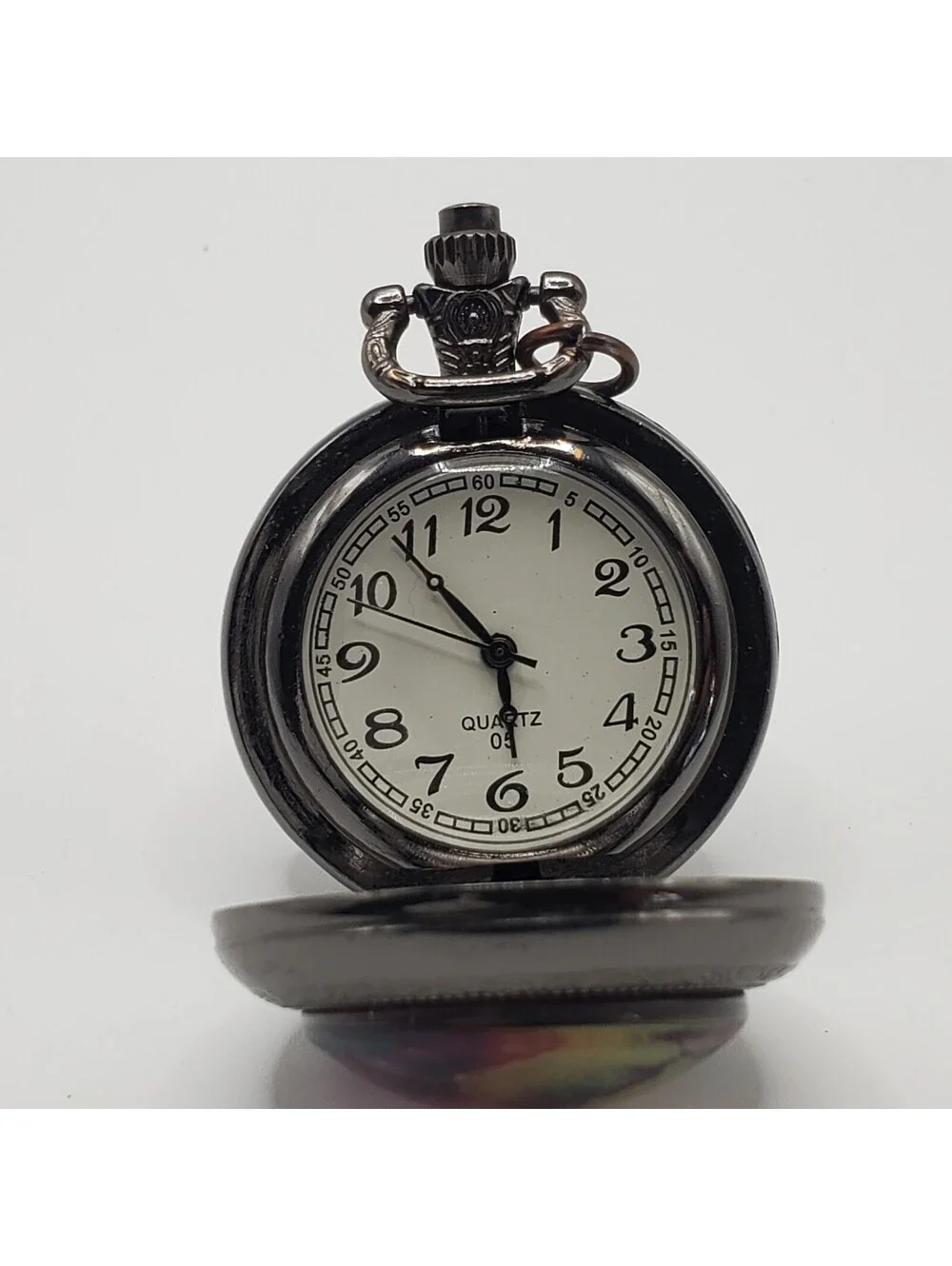 Galaxy Style Small 36mm Quartz Pocket Watch New Battery